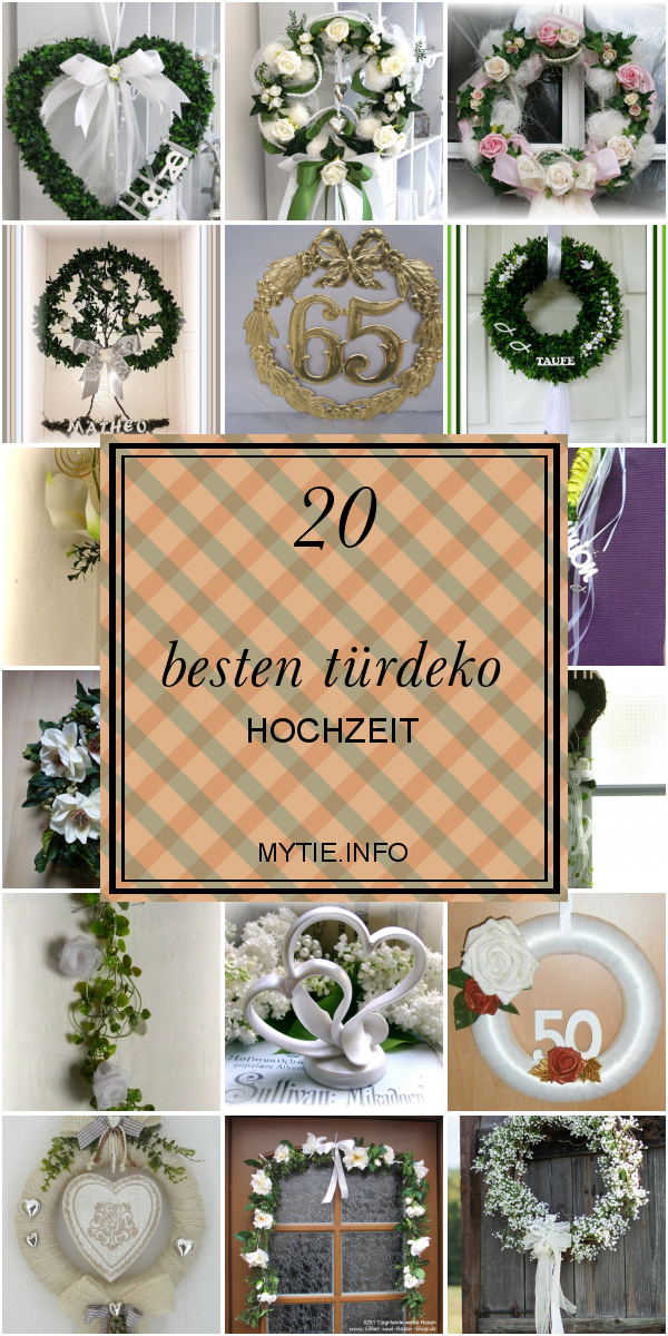 20 Besten Türdeko Hochzeit